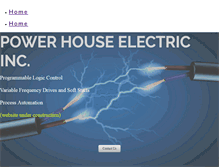 Tablet Screenshot of powerhouseelectric.com